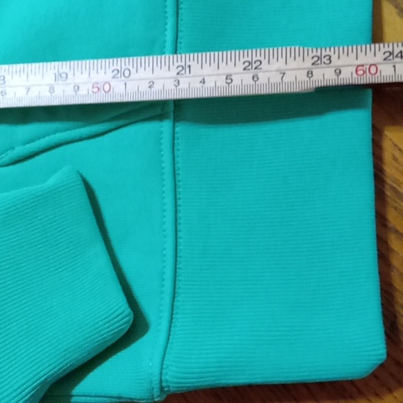 Everlane Women XS Sweatshirt EXTRA SMALL Top New  GREEN HOODY HOOD HOOHIE HOODED - Picture 3 of 6